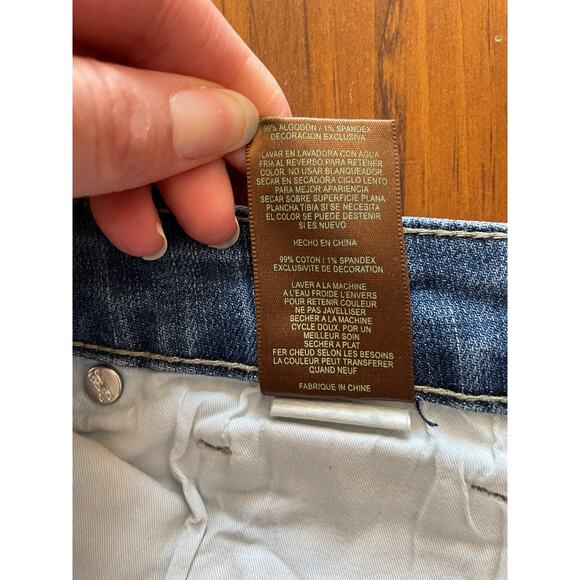 Kut from the Kloth Womens Jeans Size 10 Farrah Baby Bootcut Blue Denim Stretch - Picture 9 of 12